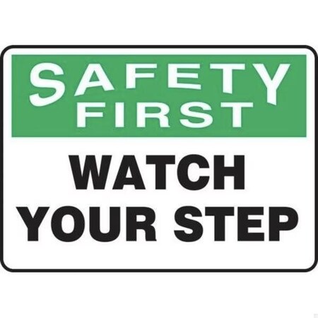 Accuform Safety Sign, MSTF901XV MSTF901XV